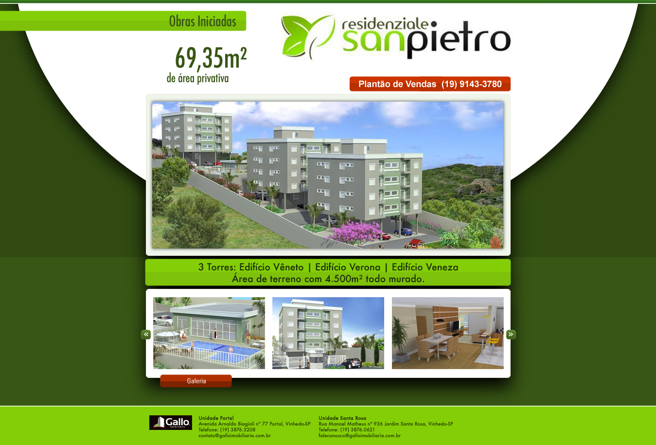 Babenko agencia publicidade - Hotsite SanPietro